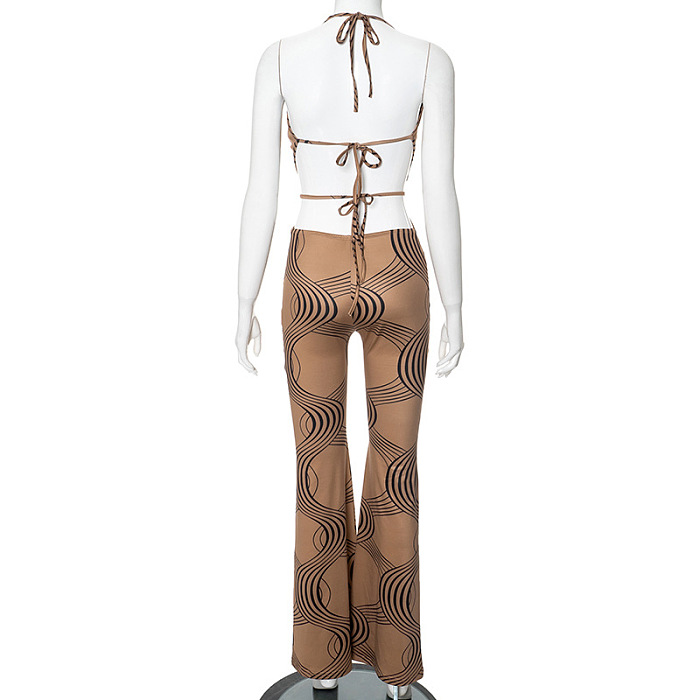 SUPER WHOLESALE | Halter Backless Jumpsuit