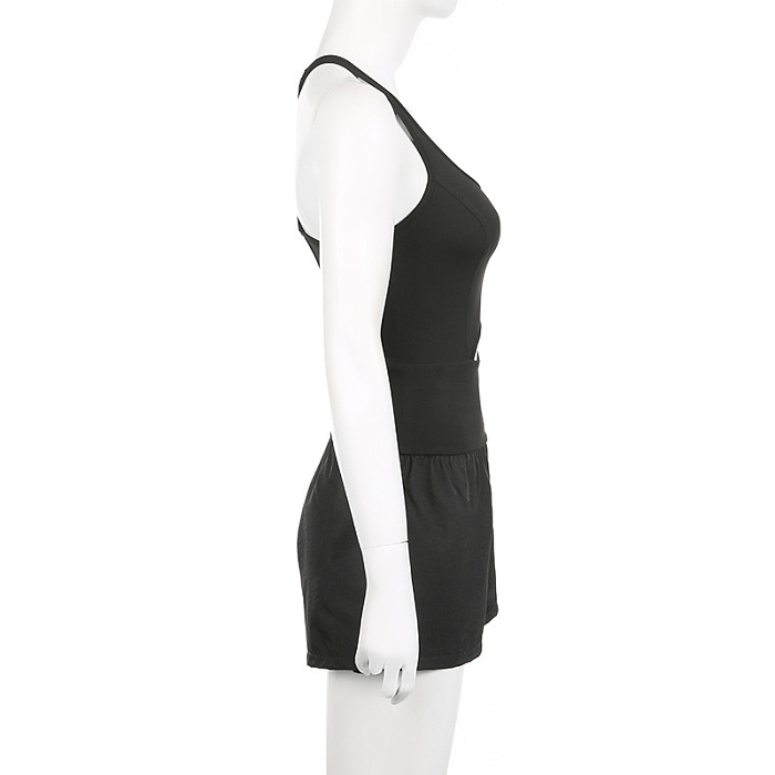 SUPER WHOLESALE | Tank Romper in Solid Color