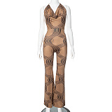 SUPER WHOLESALE | Halter Backless Jumpsuit