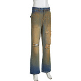 SUPER WHOLESALE | Distressed Denim Boyfriend Jeans