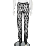 SUPER WHOLESALE |  Lace Pants with Bows