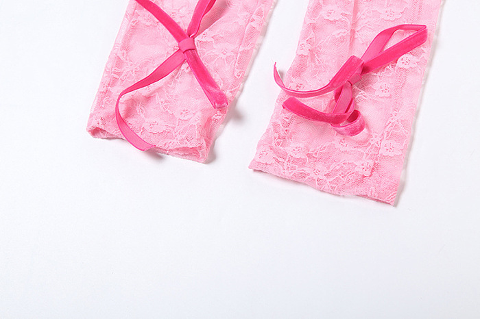 SUPER WHOLESALE |  Lace Jumpsuit with Bows