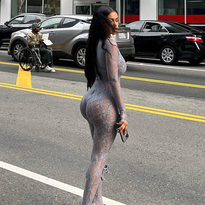 SUPER WHOLESALE |  Lace Jumpsuit with Bows