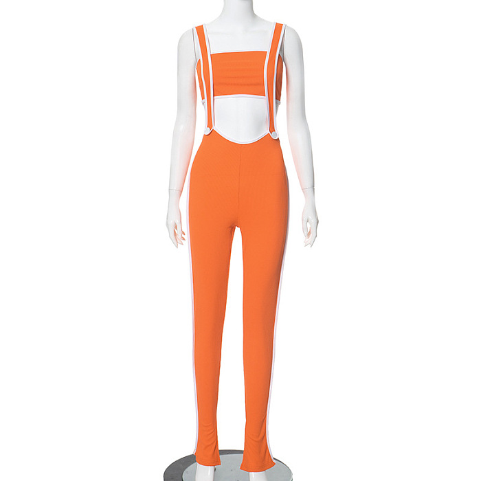 SUPER WHOLESALE | Two Tones Overall with Beandeau