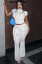 WHOLESALE | Hollow-out Pants' Suit in White