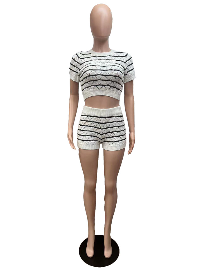 SUPER WHOLESALE | Stripes Shorts Set
