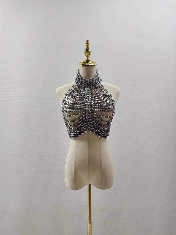 SUPER WHOLESALE |  Pearl Top in Free Size
