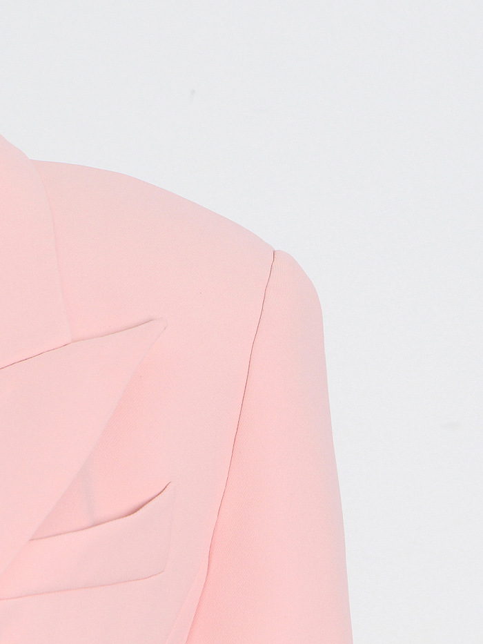 SUPER WHOLESALE | Blazer Collar Bodysuit