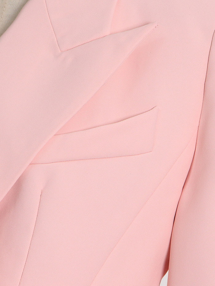 SUPER WHOLESALE | Blazer Collar Bodysuit
