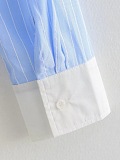 SUPER WHOLESALE | Two Tones Stripe Shorts Set with Shirt Top