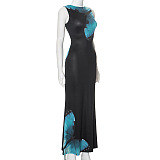 SUPER WHOLESALE | Back Criss-cross Long Dress
