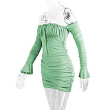 SUPER WHOLESALE | Strapless Flare Cuff Mini Dress