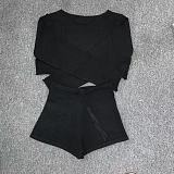 SUPER WHOLESALE | Oversize Crop Top & Shorts Set