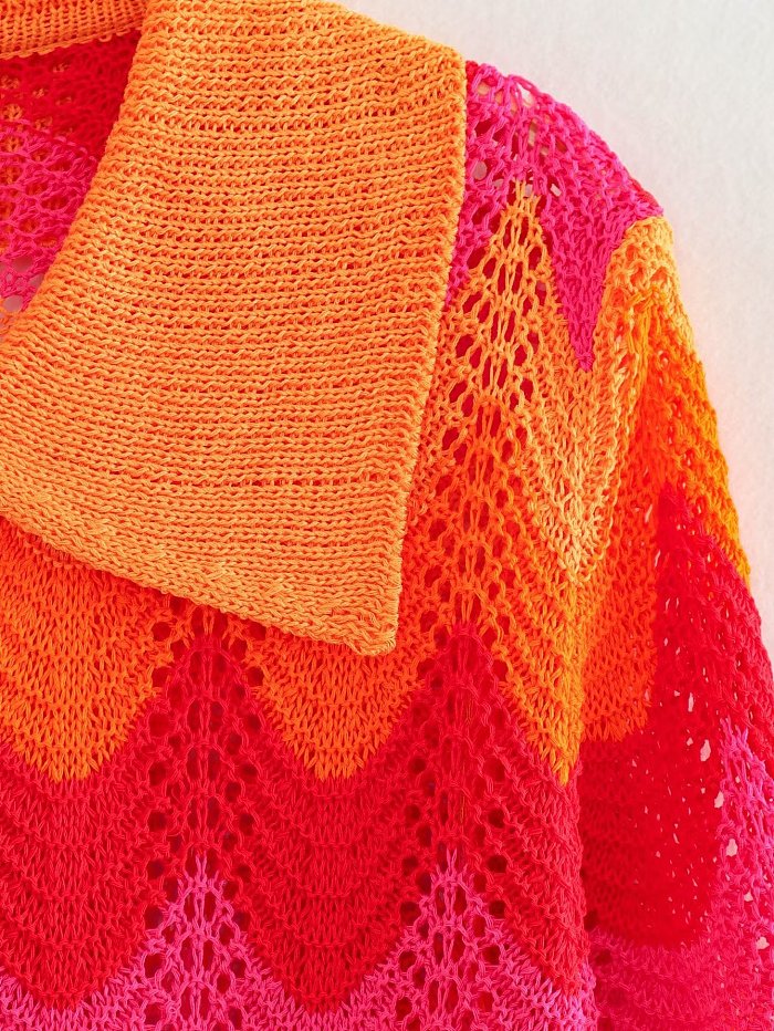 SUPER WHOLESALE | Warm-toned Knitted Skirt Set