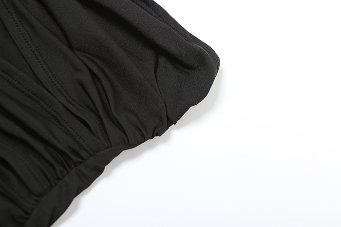 SUPER WHOLESALE | One Shoulder Hollow-out Dress