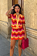SUPER WHOLESALE | Warm-toned Knitted Skirt Set