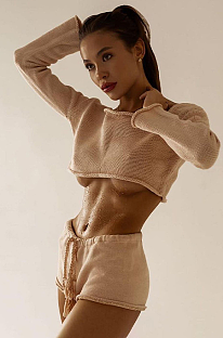 SUPER WHOLESALE | Oversize Crop Top & Shorts Set