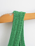 SUPER WHOLESALE | Knitted Tank Long Dress with Fringe
