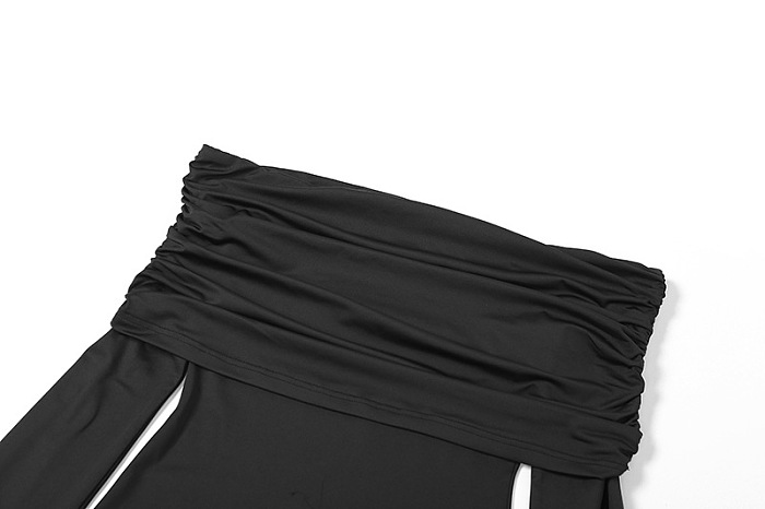 SUPER WHOLESALE | Strapless Over Length Sleeve Dress