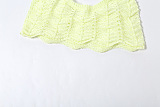 SUPER WHOLESALE | Slit Knitted Hollow Out Sleeveless Crop Top and Skirt Set
