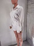 SUPER WHOLESALE | Shirt Set in White