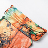 SUPER WHOLESALE | Layered Printed Long Dress