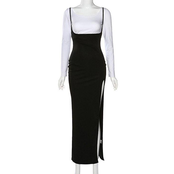 SUPER WHOLESALE | Side Split Maxi Dress without Top
