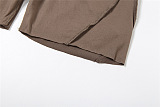 SUPER WHOLESALE | Spaghetti Strap Crop Top and High-Waisted Bodycon Bermuda Shorts Set