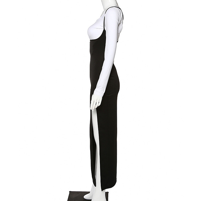 SUPER WHOLESALE | Side Split Maxi Dress without Top