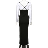 SUPER WHOLESALE | Side Split Maxi Dress without Top