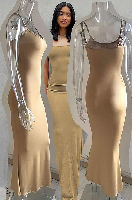 SUPER WHOLESALE | High Elastic Maxi Dress