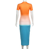 SUPER WHOLESALE | Gradiant Cut-out Long Dress