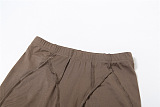 SUPER WHOLESALE | Spaghetti Strap Crop Top and High-Waisted Bodycon Bermuda Shorts Set