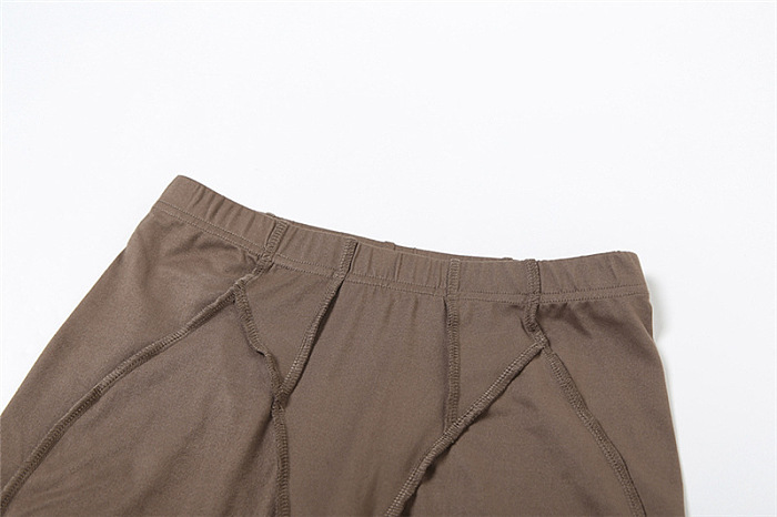 SUPER WHOLESALE | Spaghetti Strap Crop Top and High-Waisted Bodycon Bermuda Shorts Set