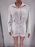 SUPER WHOLESALE | Shirt Set in White