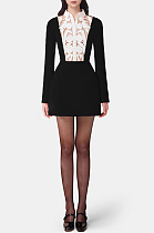 SUPER WHOLESALE | See-through Patchwork Dress