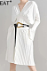 SUPER WHOLESALE | Pleated Dress with Plunging Neck