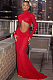 SUPER WHOLESALE | Twisted Hollow-out Floor Length Dress