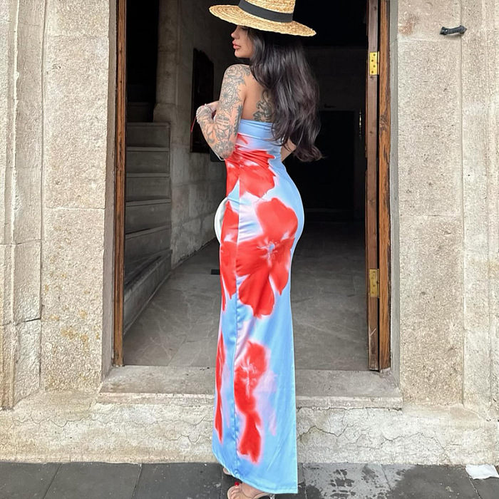 SUPER WHOLESALE |  Strapless Long Dress