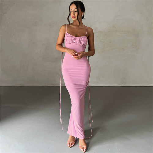 SUPER WHOLESALE | Strip Maxi Long Dress
