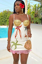 SUPER WHOLESALE | Sequined Sea Creature Maxi Dress