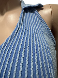 SUPER WHOLESALE | Wave Material Pleated Dress