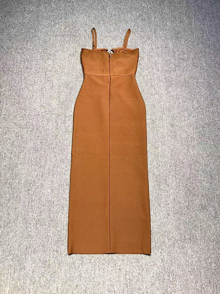 SUPER WHOLESALE | Designed Hollow-out Maxi Dress