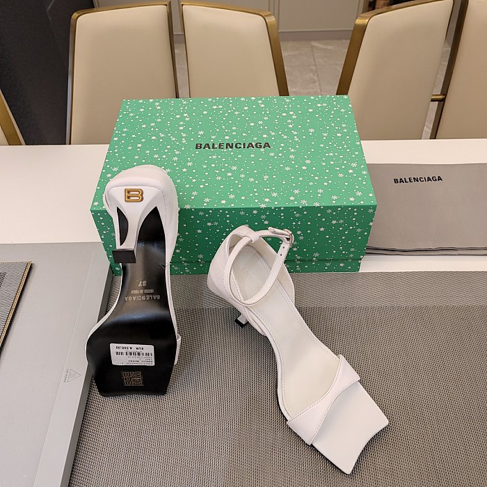 SUPER WHOLESALE | WOMEN'S HOURGLASS 100MM SANDAL IN WHITE