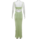 y SUPER WHOLESALE | White Hem Overall Pants and Bandeau Top