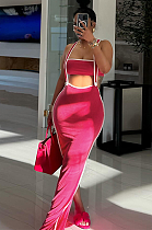y SUPER WHOLESALE | White Hem Overall Pants and Bandeau Top