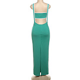 y SUPER WHOLESALE | White Hem Overall Pants and Bandeau Top
