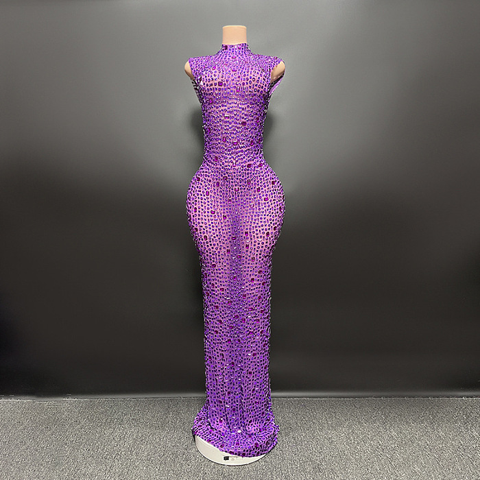 SUPER WHOLESALE | Off-shoulder Floor-length Party Dress