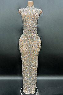 SUPER WHOLESALE | Off-shoulder Floor-length Party Dress