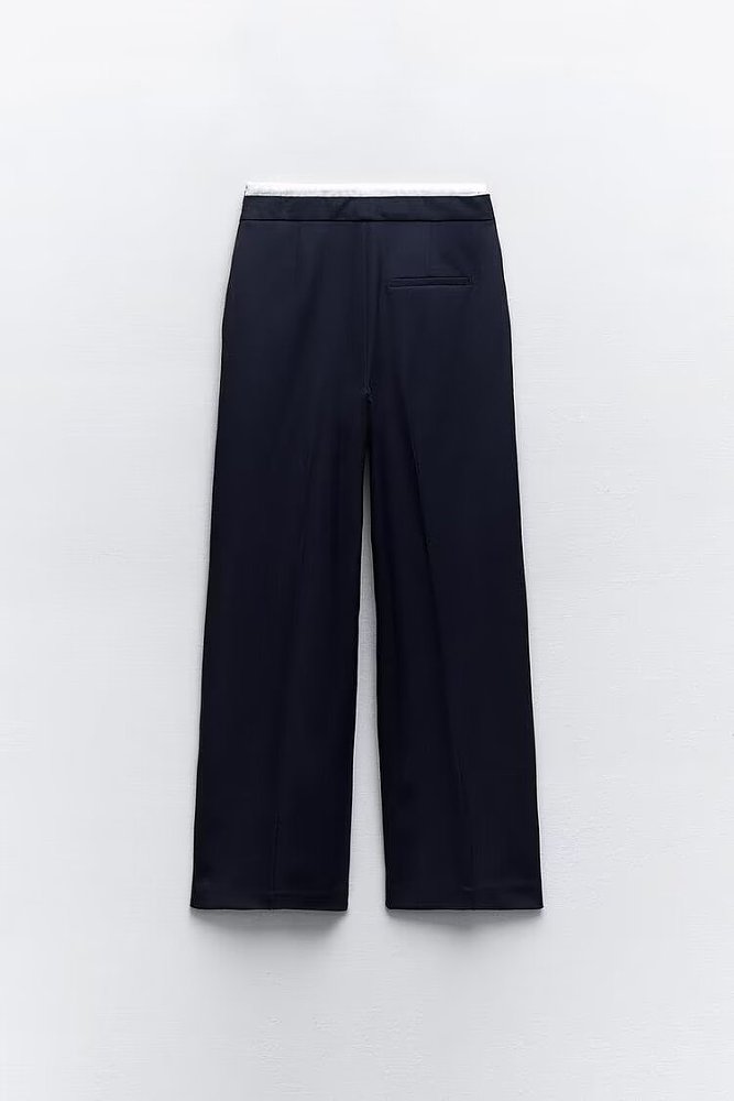SUPER WHOLESALE | Straight Down Loose Self-tied Pants